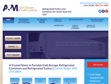 Tablet Screenshot of amcstorage.com